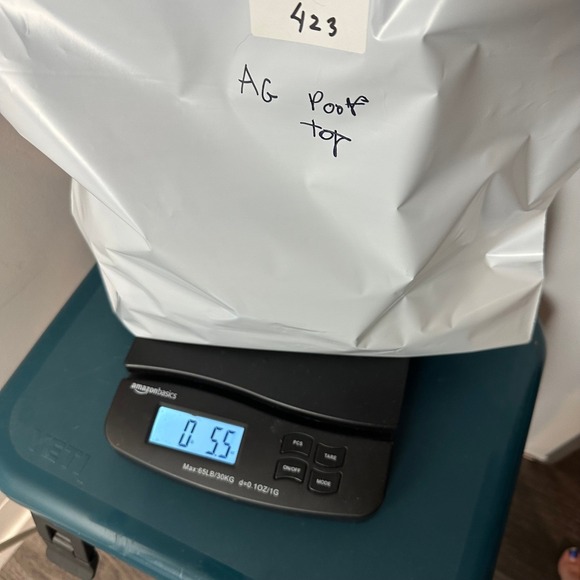 American Eagle Outfitters‎ Cream Smocked Tiered Eyelet Peplum Blouse Size medium - Picture 9 of 9